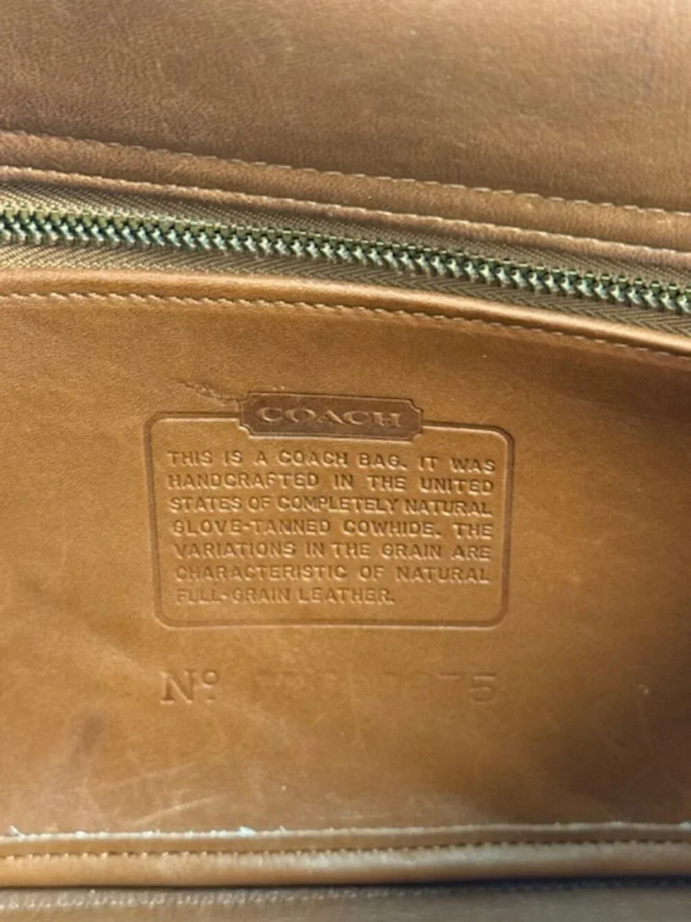 vintage coach bag #9975 - Picture 7 of 9